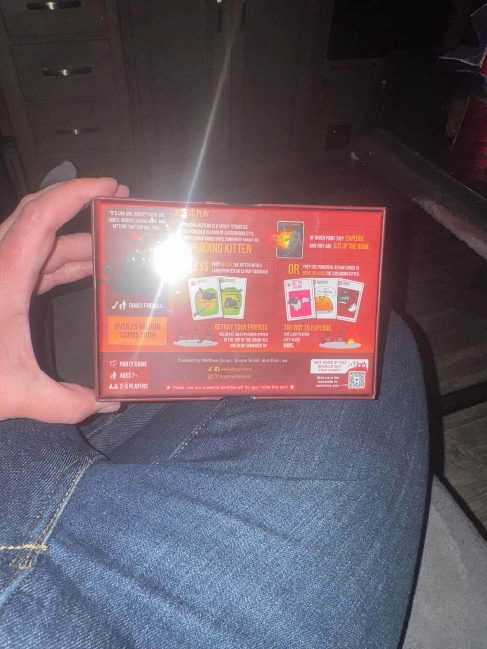 Exploding Kittens Card Game Original Edition - Picture 2 of 2